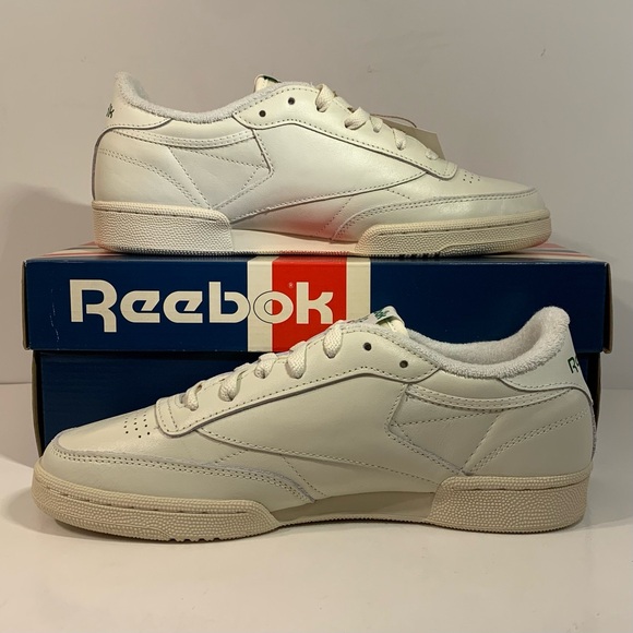 ⚪[BRAND NEW] REEBOK CLUB C 85 VINTAGE CHALK GREEN WOMENS SHOES SIZE 10 SNEAKERS⚪ - Picture 3 of 12